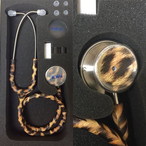 Stylish and Functional: Cheetah Print Littmann Stethoscope for Medical Professionals